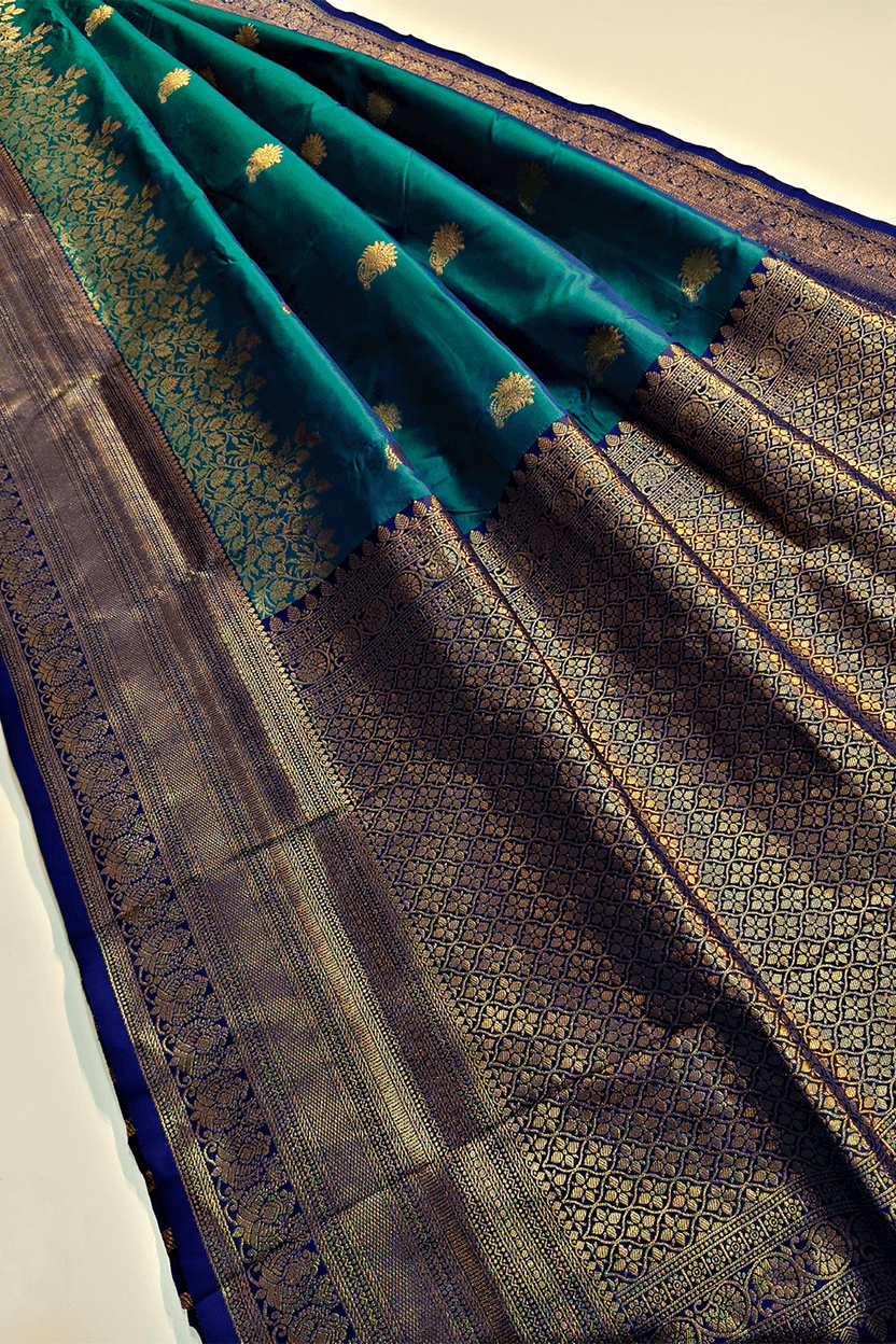 Blue Premium Kanjivaram Silk Saree