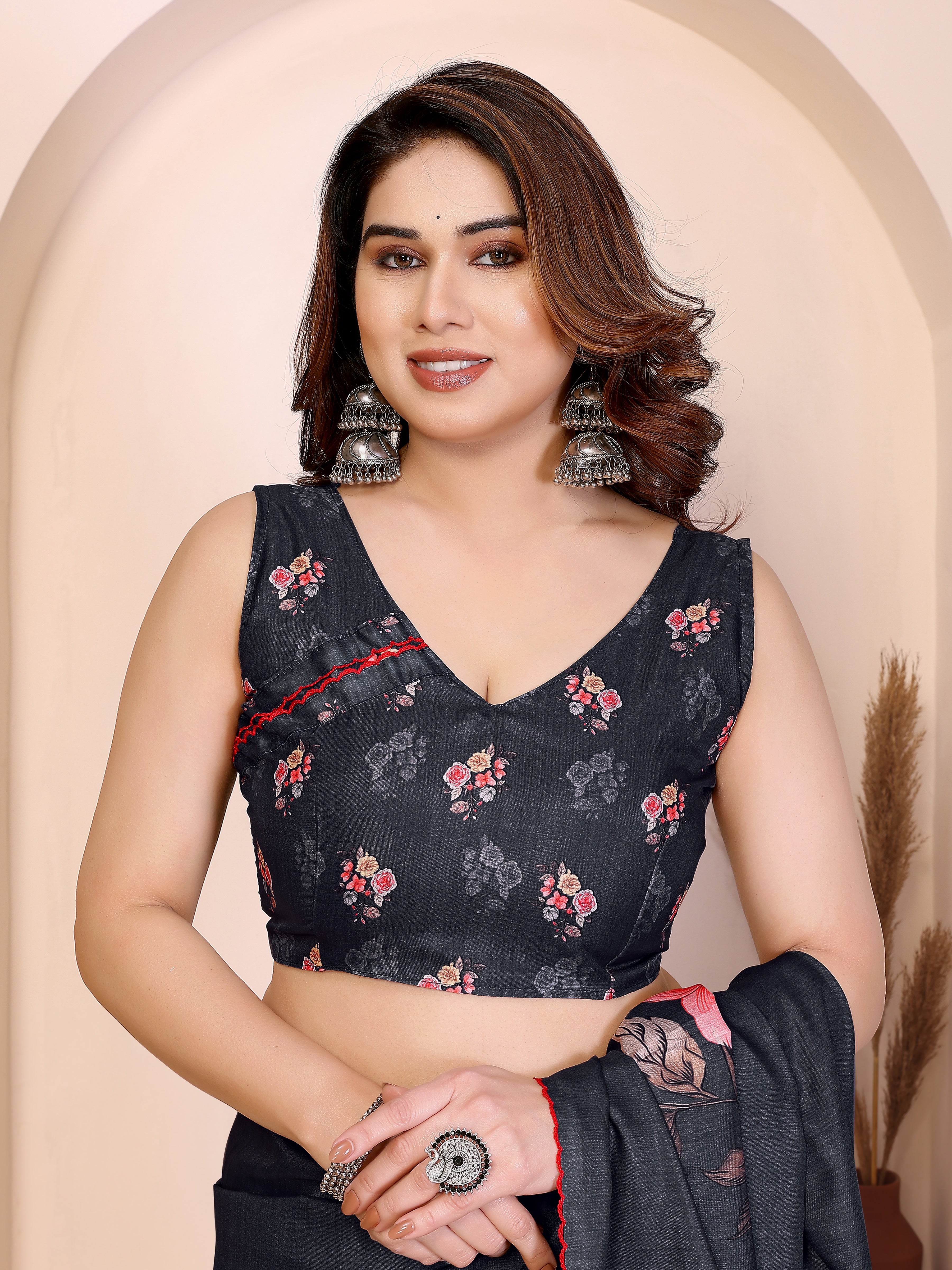 Black Manipuri Silk Saree