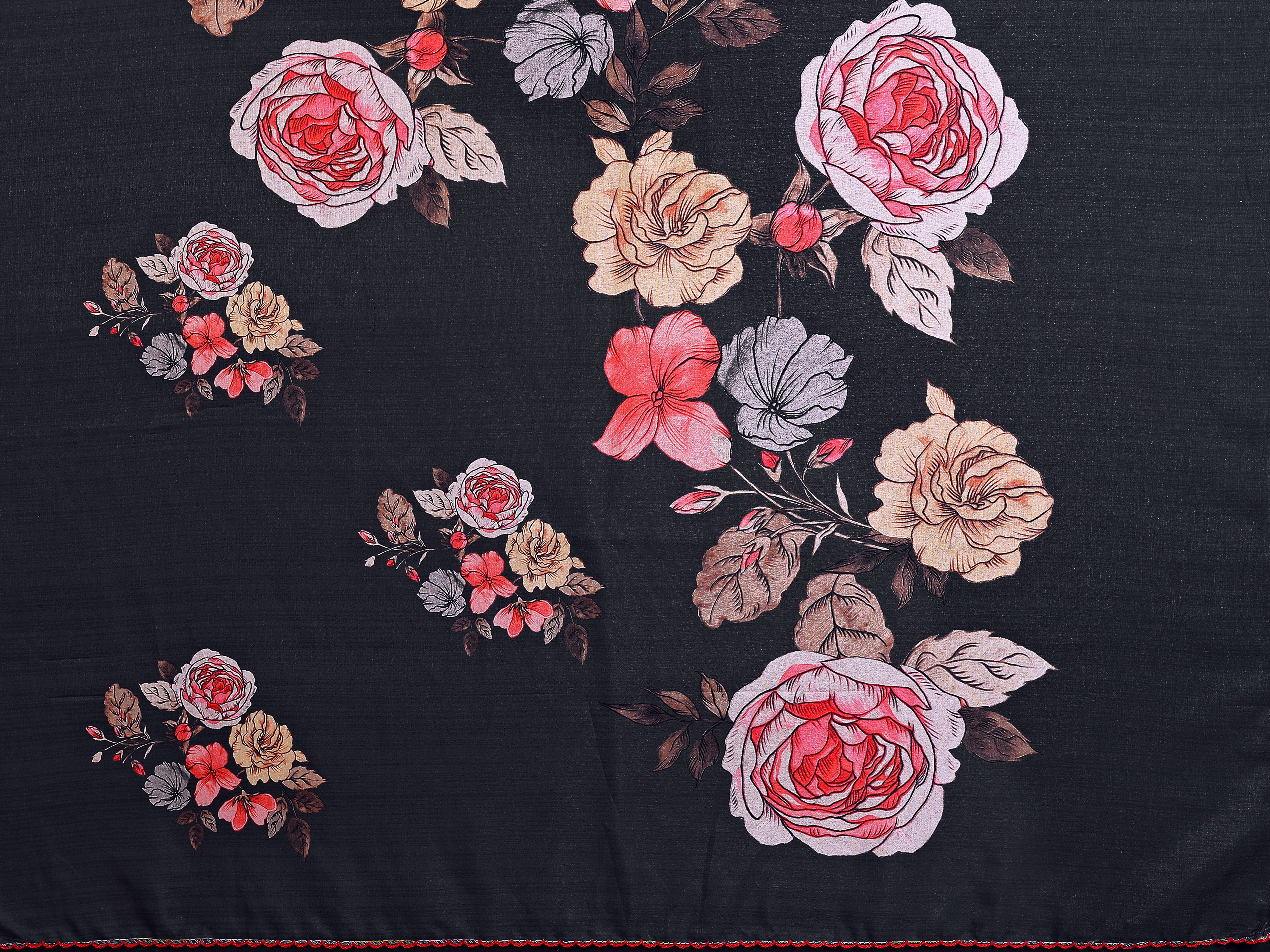 Black Manipuri Silk Saree