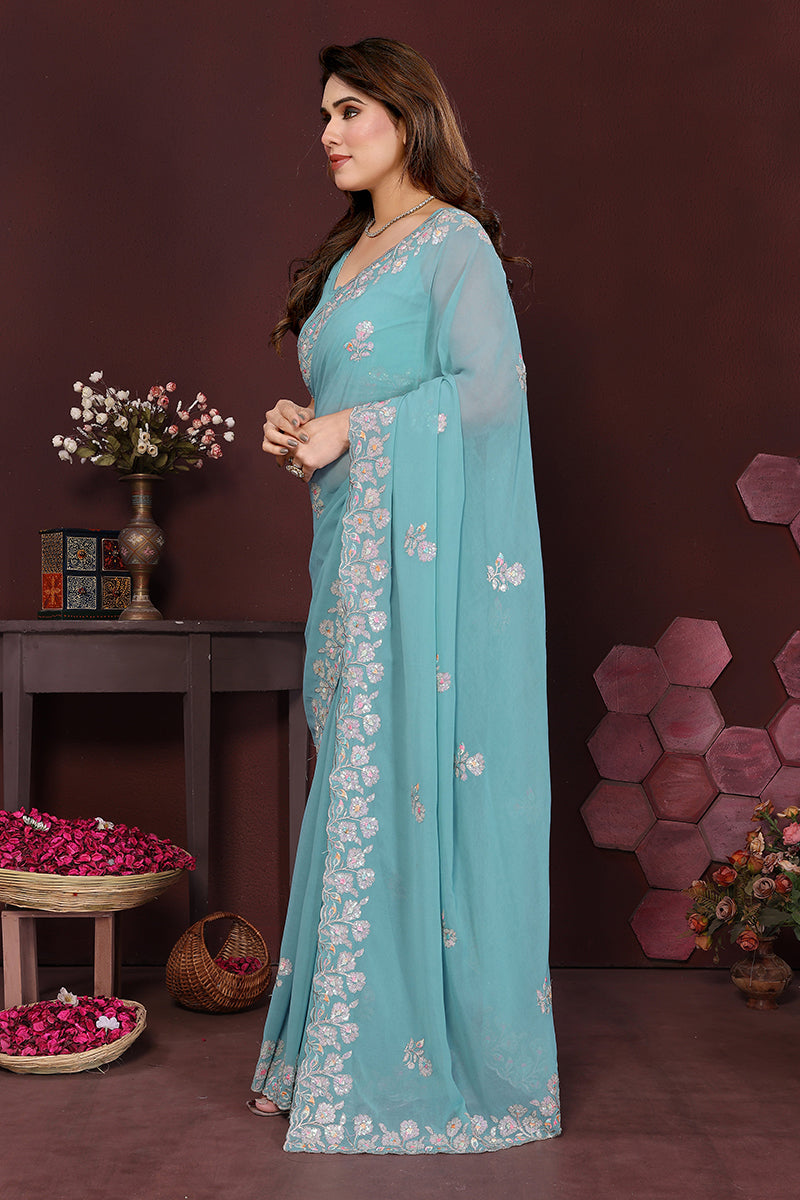 PANKHURI - TURQUOISE