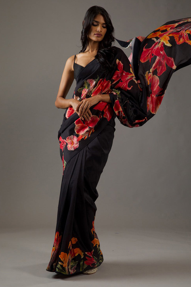PHOOL PATTI -BLACK