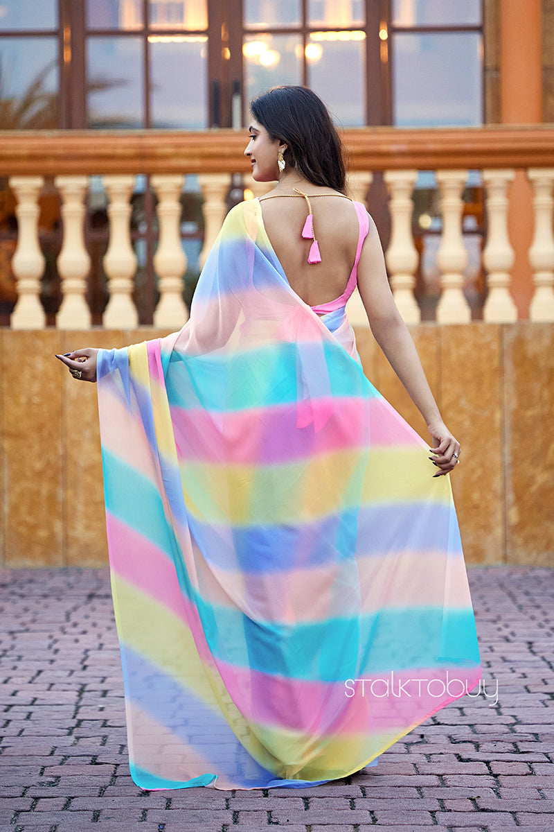 SAMANDAR LEHERIYA SAREE