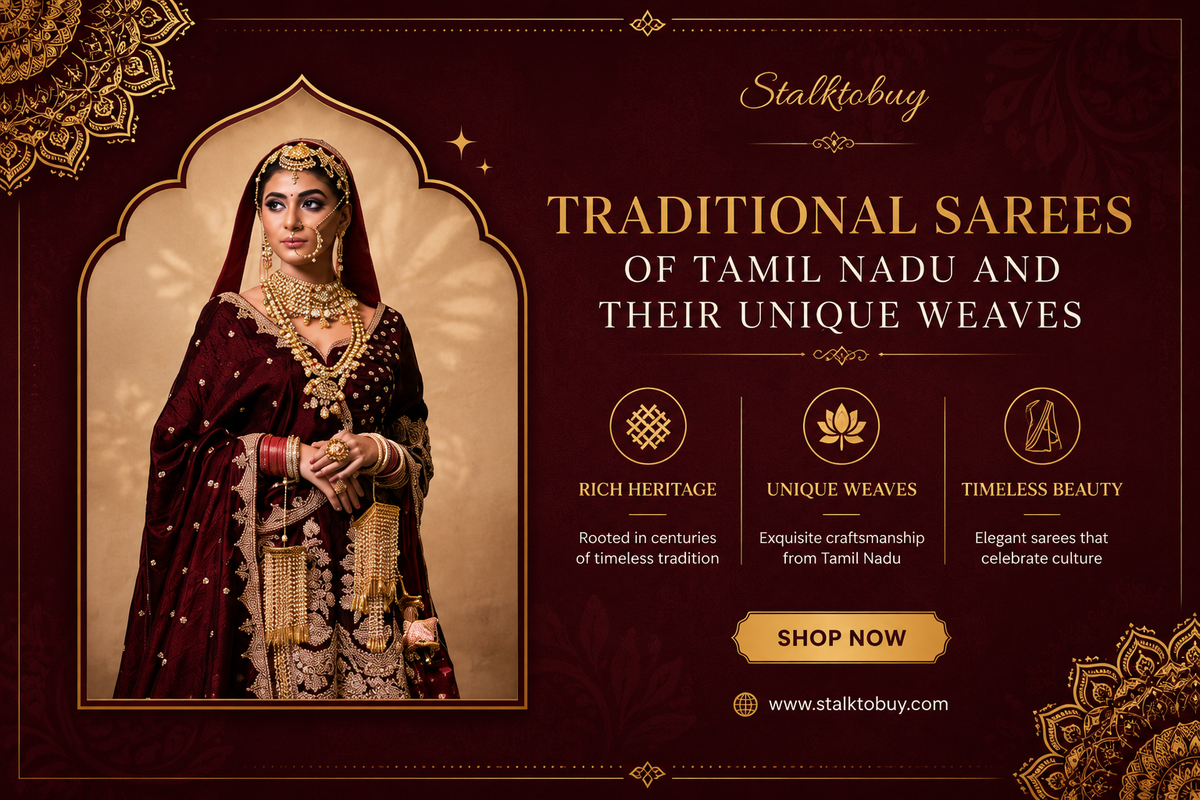 Traditional Sarees of Tamil Nadu and Their Unique Weaves