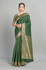 Green Woven Banarasi Silk Saree