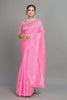 Pink Woven Banarasi Silk Saree