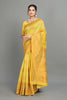 Yellow Woven Silk Blend Saree