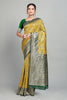 Yellow Woven Banarasi Silk Saree