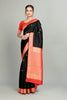 Black Weaving Silk Saree