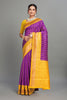 Purple Toned Woven Silk Saree