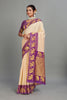 Purple Woven Banarasi Silk Saree