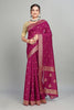 Wine Soft Lilan Slab Butti Print Casual Wear Saree