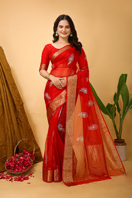 Organza Saree