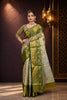 Green Woven Kanjivaram Silk Saree