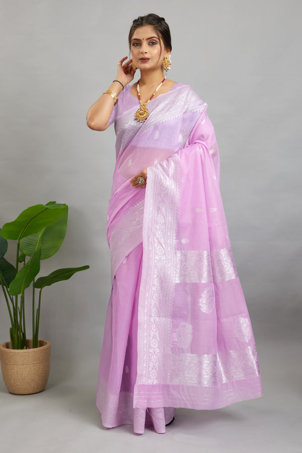 Woven Cotton Silk Saree