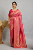 Pink Pure Soft Khadi Silk Saree