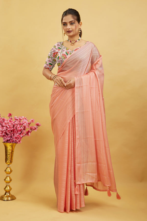 Polyester Zari Casual Wear