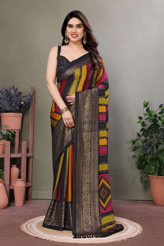 Chinon Shiffon Casual Wear Saree