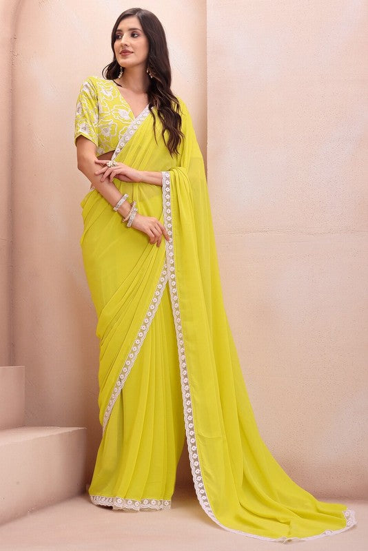 Georgette Fancy Saree