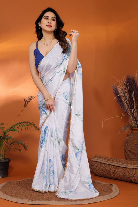 Bright Moss Casual Wear Saree