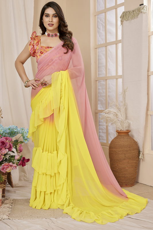 Georgette Fancy Saree