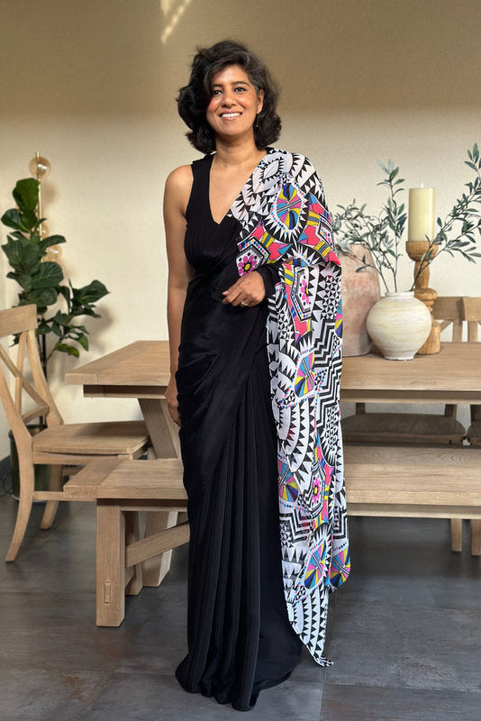 Bright Moss Casual Wear Saree