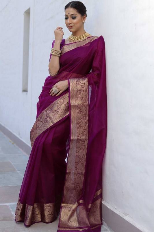 Organza Saree