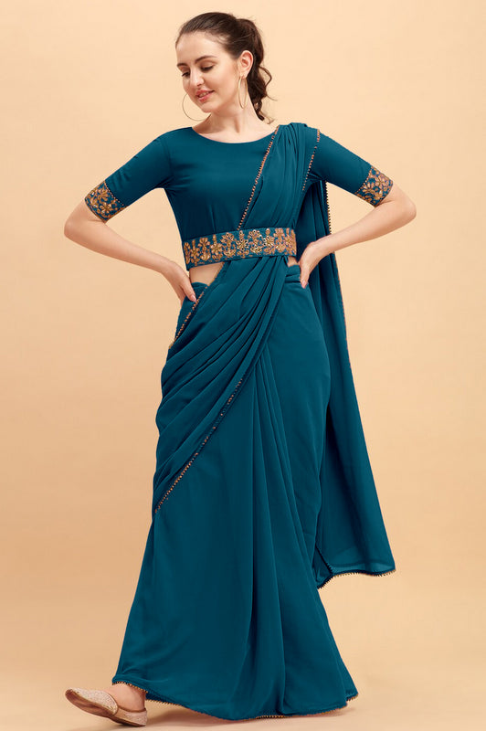 Georgette Fancy Saree