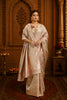Beige Woven Banarasi Silk Saree