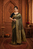 Black Pure Soft Khadi Silk Saree