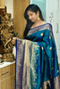 Blue Premium Kanjivaram Silk Saree