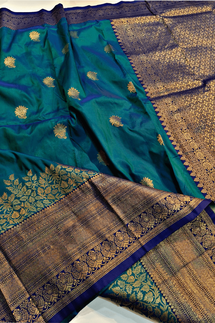 Blue Premium Kanjivaram Silk Saree