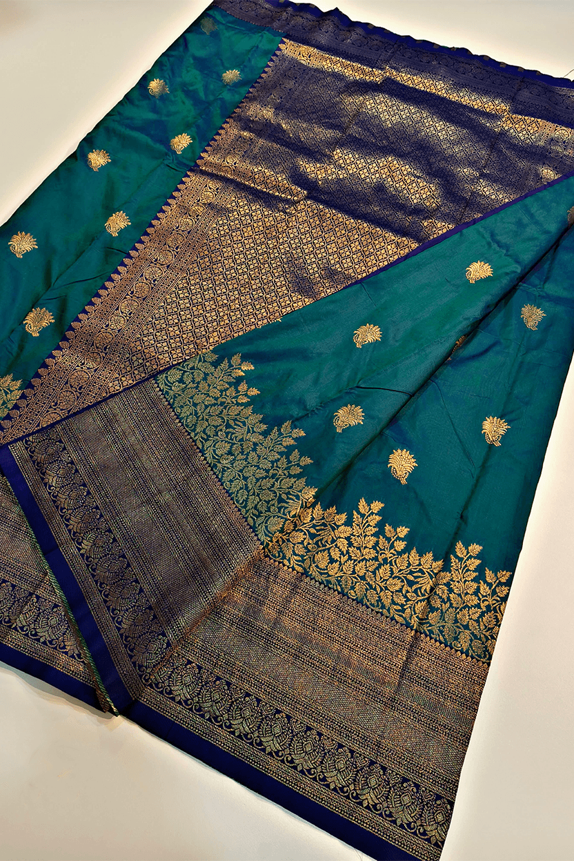 Blue Premium Kanjivaram Silk Saree
