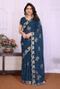 Morpich Star Georgette Embroidered Saree