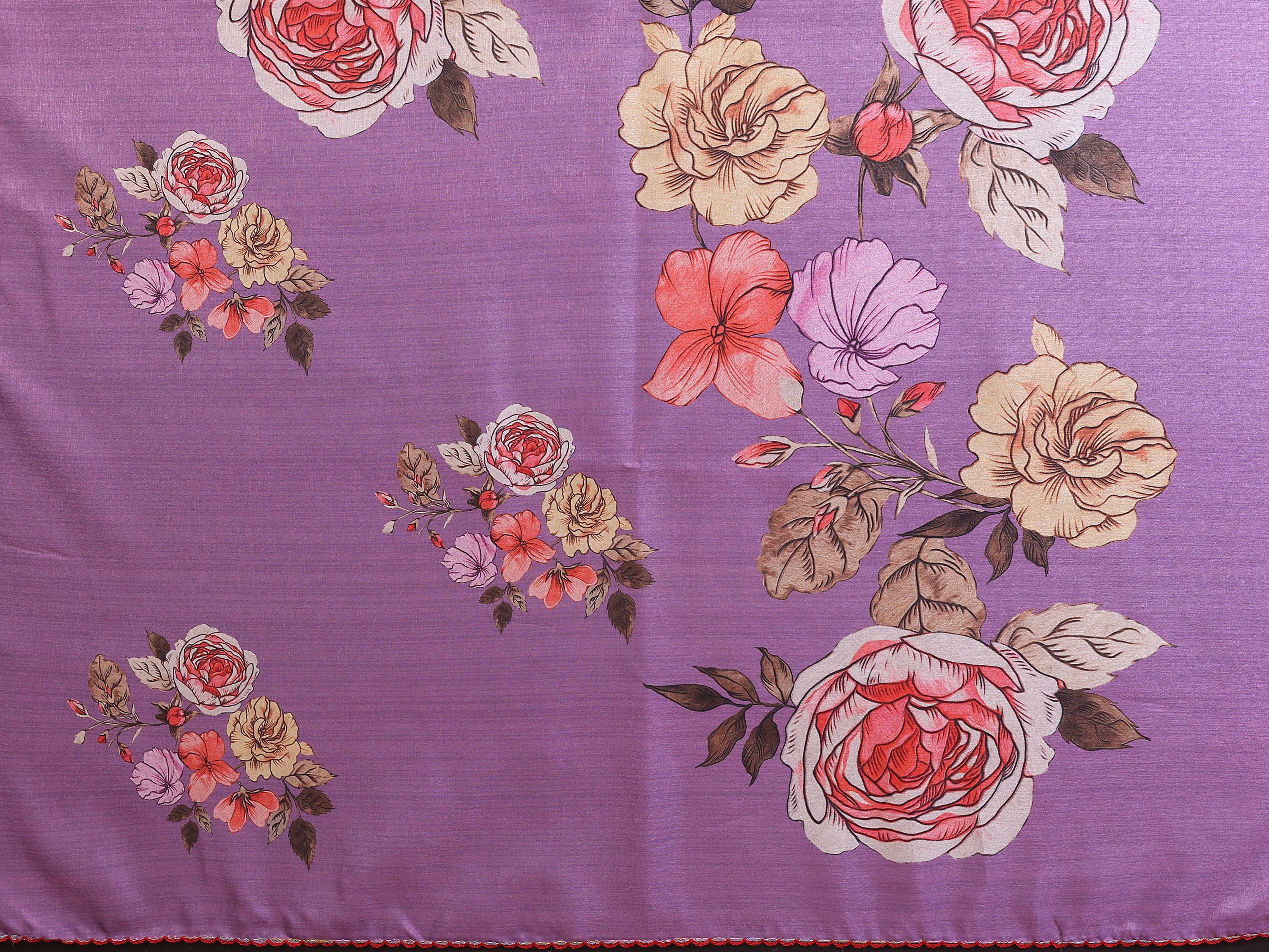 Purple Manipuri Silk Saree