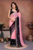 Black Georgette Embroidered Saree