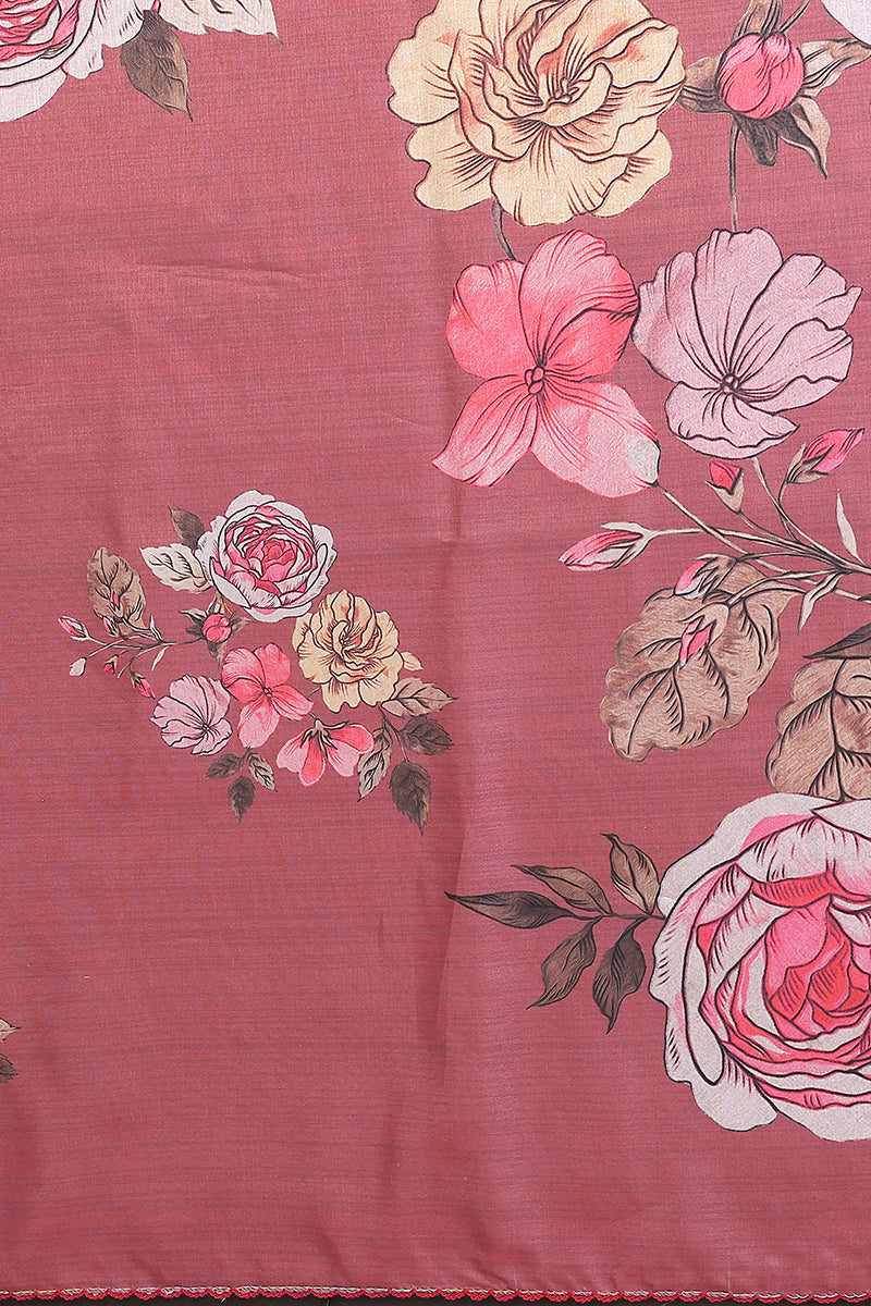 Pink Manipuri Silk Saree