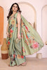 Pista Manipuri Silk Saree