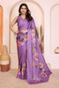 Purple Manipuri Silk Saree