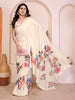 White Manipuri Silk Saree