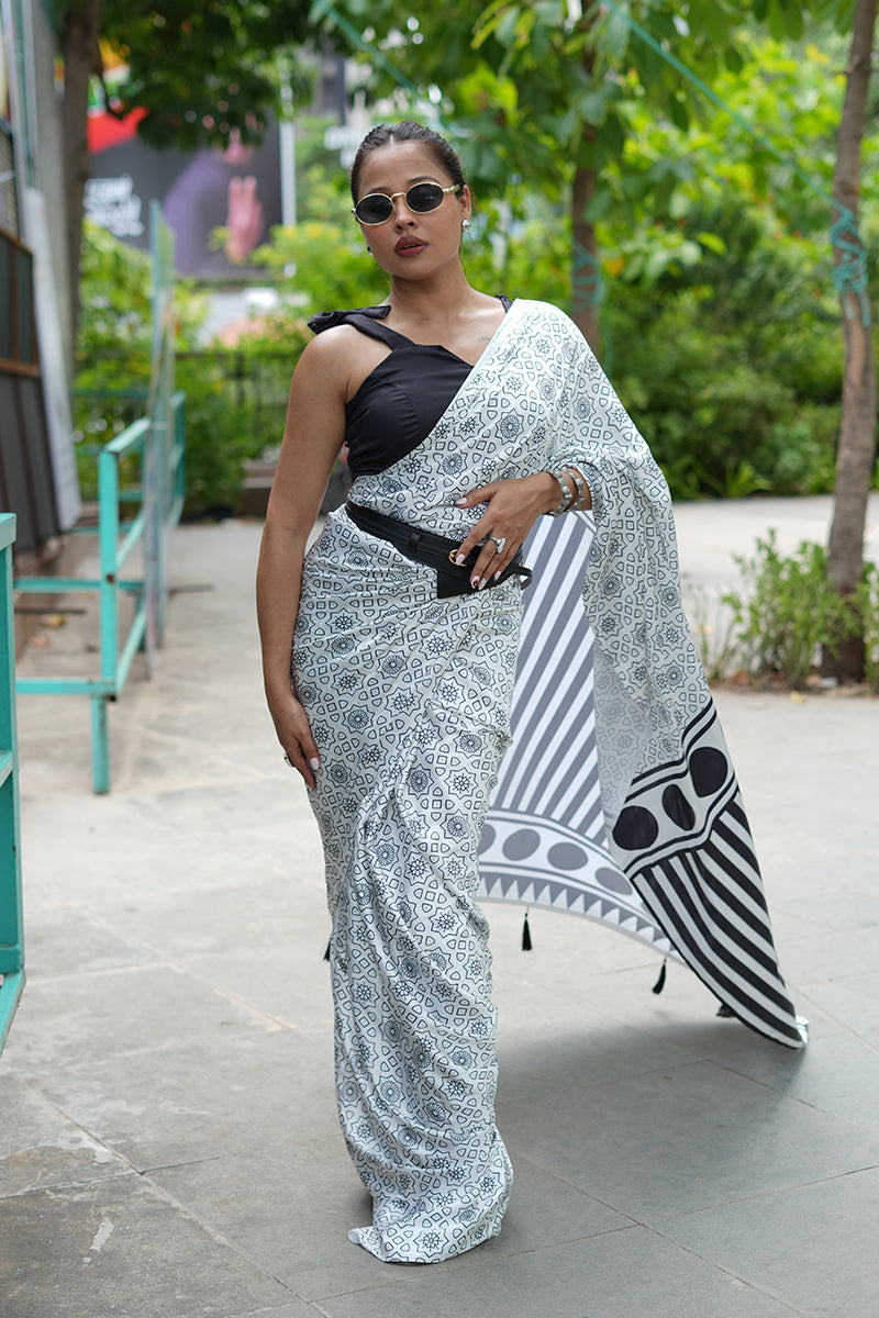 Dot So Sanskari- Ready To Wear Saree