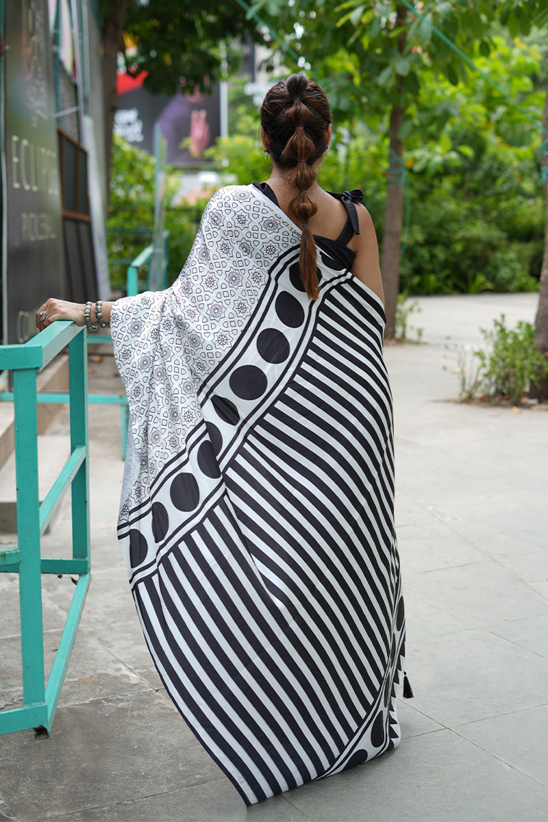 Dot So Sanskari- Ready To Wear Saree