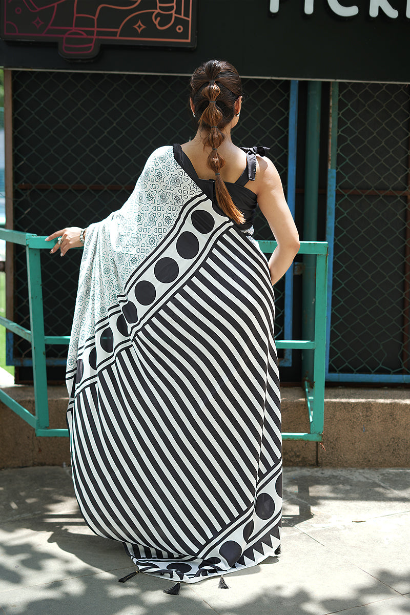 Dot So Sanskari- Ready To Wear Saree