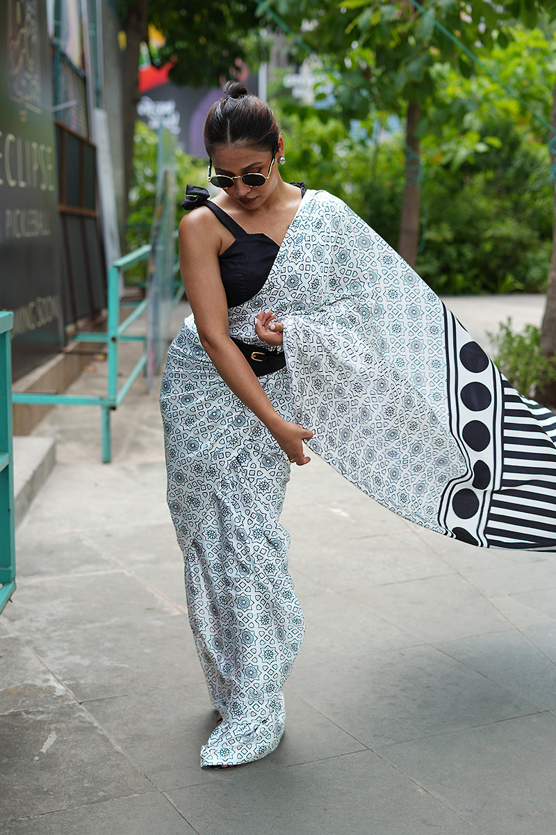 Dot So Sanskari- Ready To Wear Saree