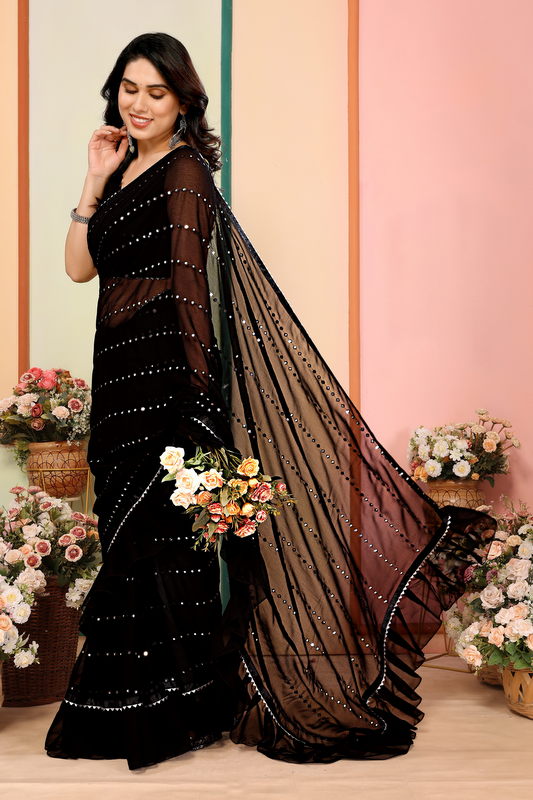 Georgette Fancy Saree
