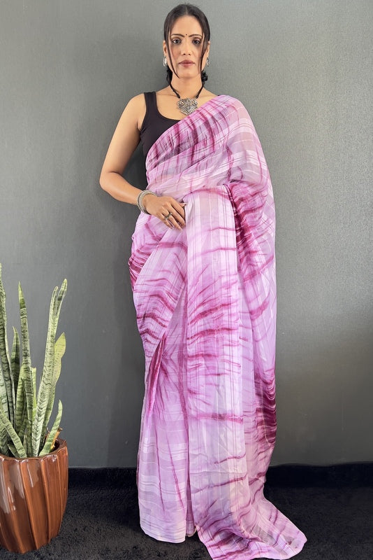 Georgette Ready To Wear saree