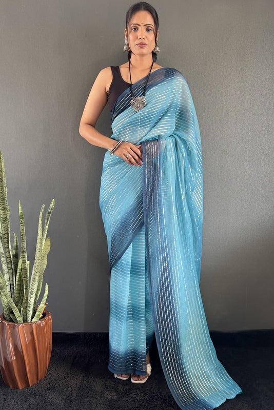 Georgette Ready To Wear Saree