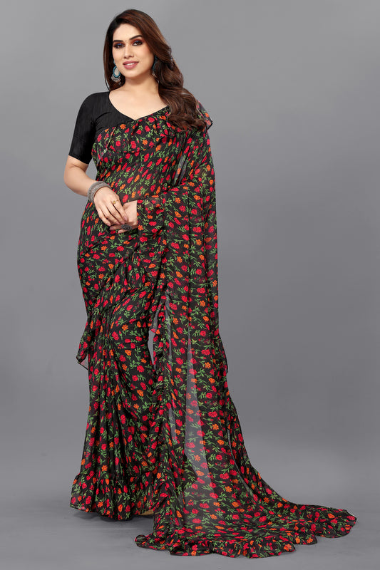 Georgette Fancy Saree