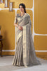 Light Grey Linen Cotton Saree