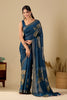 Morpich Foil Printed Georgette Saree