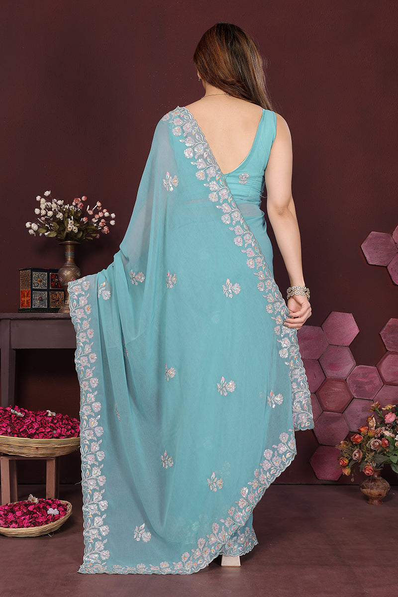 PANKHURI - TURQUOISE